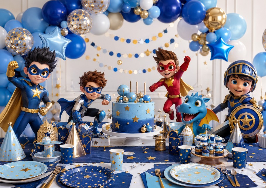 Kit décoration anniversaire garçon