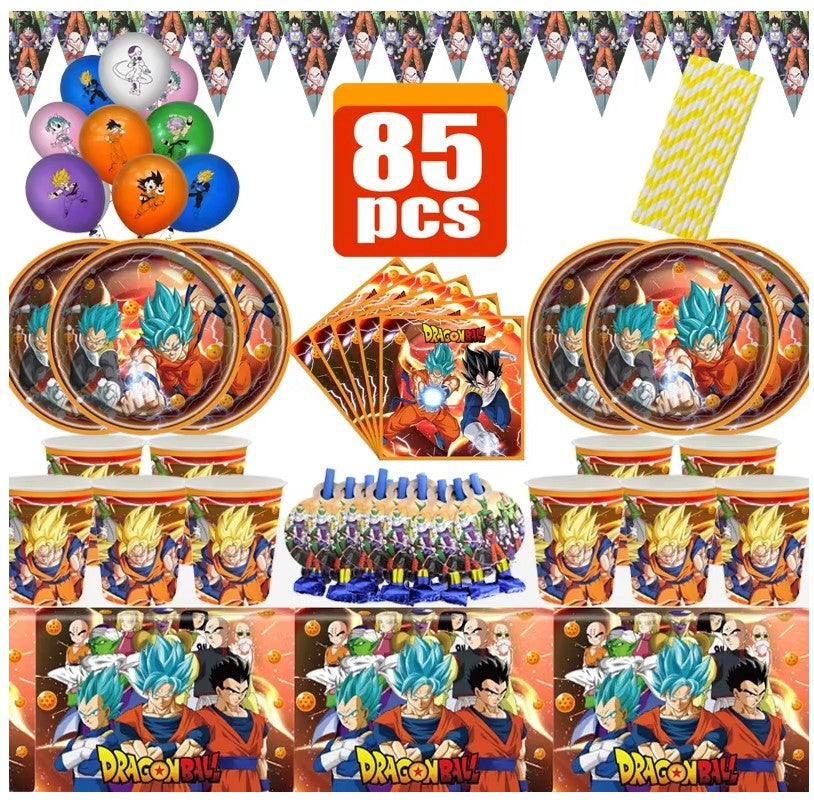Kit décoration anniversaire Dragon Ball Z