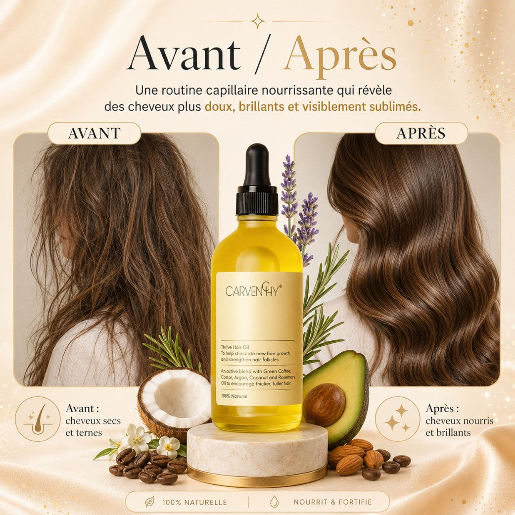 Huile Naturelle Carvenchy Soin Capillaire