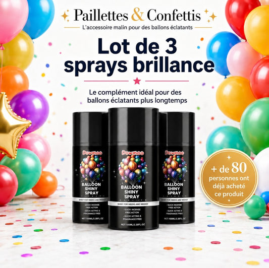 Spray Finition Brillante pour Ballons