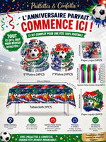 kit décoration anniversaire foot
