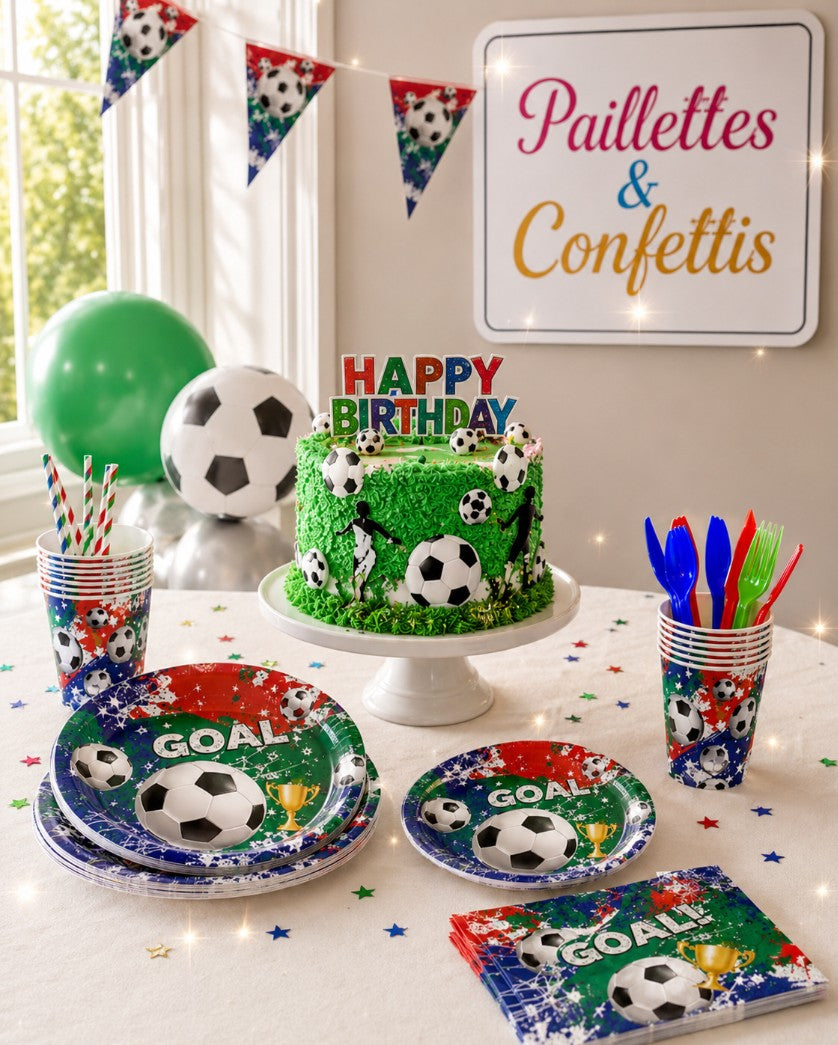 kit décoration anniversaire foot