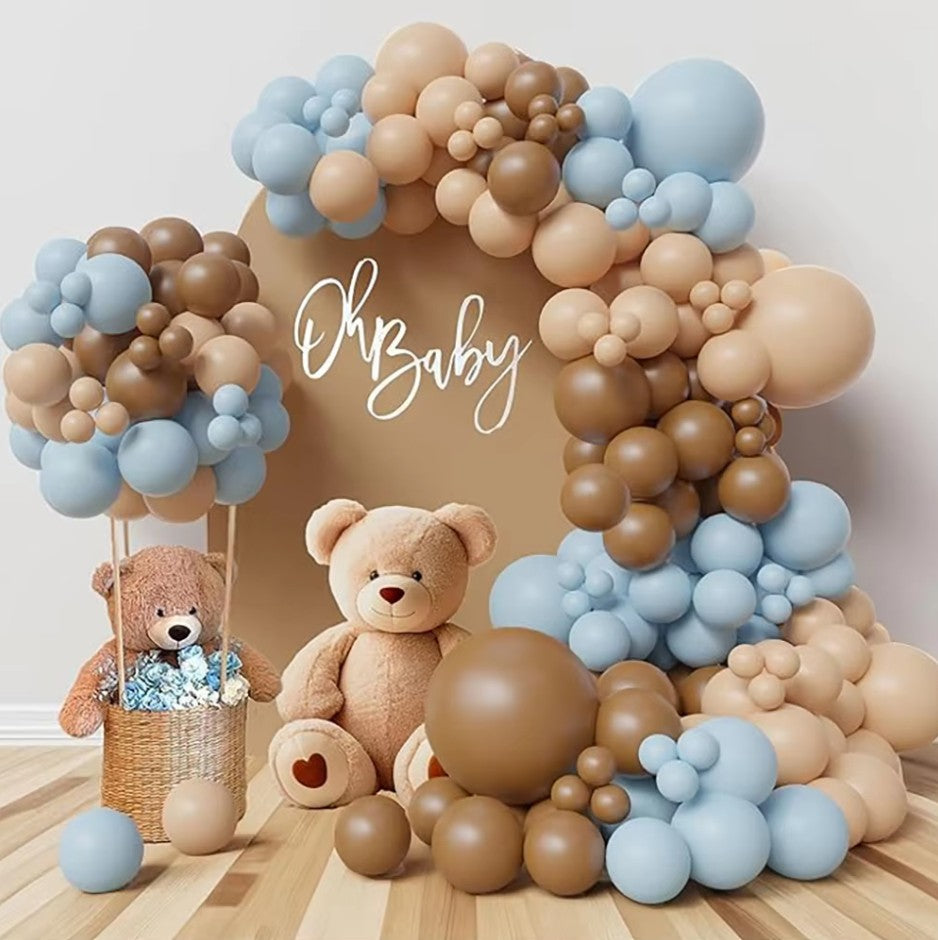 Kit décoration arche baby shower ourson